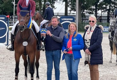 'Flanders foal' Chic van de Lentakker Z wins 'Troosting final' at Zangersheide